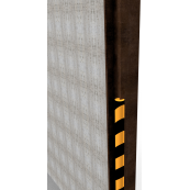 Warning and protection profiles | yellow / black | 5000 mm | Type B